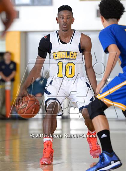 Thumbnail 1 in Rancho Christian vs. St. Bernard (CIF SS 5A Final) photogallery.