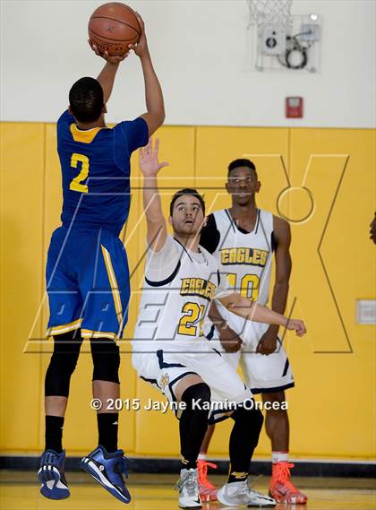 Thumbnail 1 in Rancho Christian vs. St. Bernard (CIF SS 5A Final) photogallery.