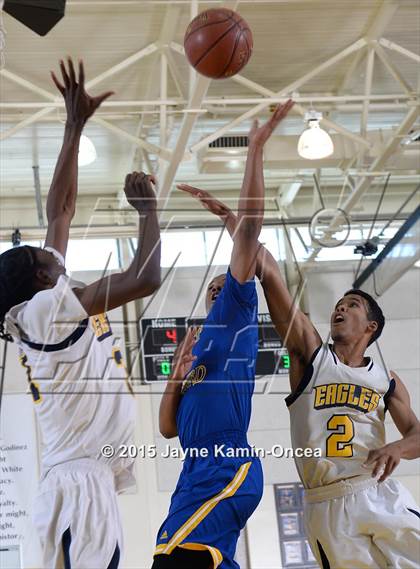 Thumbnail 1 in Rancho Christian vs. St. Bernard (CIF SS 5A Final) photogallery.