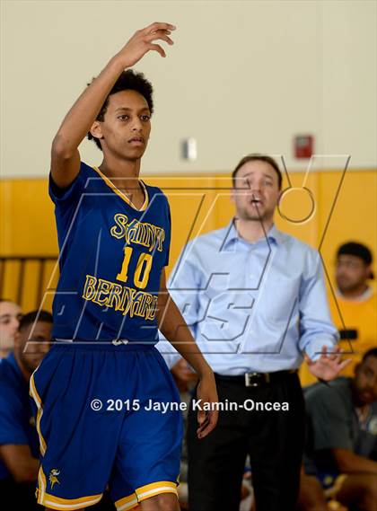 Thumbnail 1 in Rancho Christian vs. St. Bernard (CIF SS 5A Final) photogallery.