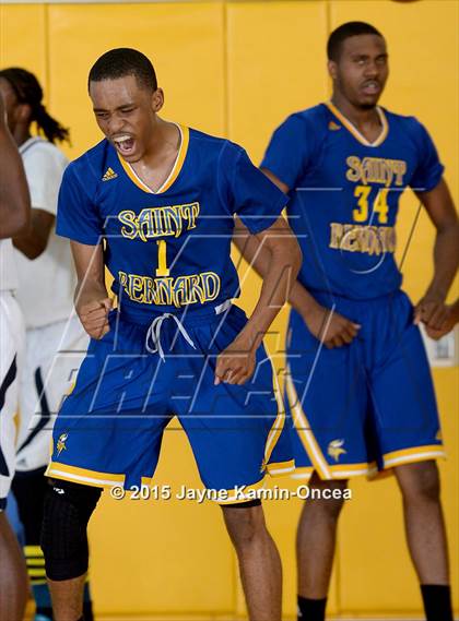 Thumbnail 1 in Rancho Christian vs. St. Bernard (CIF SS 5A Final) photogallery.