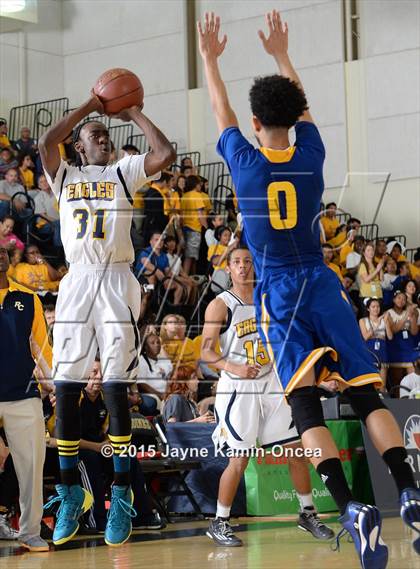 Thumbnail 2 in Rancho Christian vs. St. Bernard (CIF SS 5A Final) photogallery.