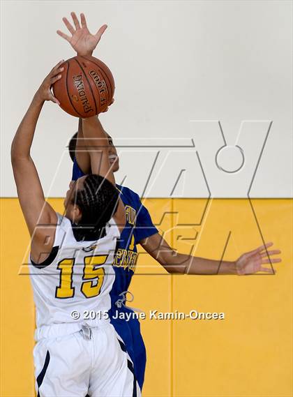 Thumbnail 1 in Rancho Christian vs. St. Bernard (CIF SS 5A Final) photogallery.