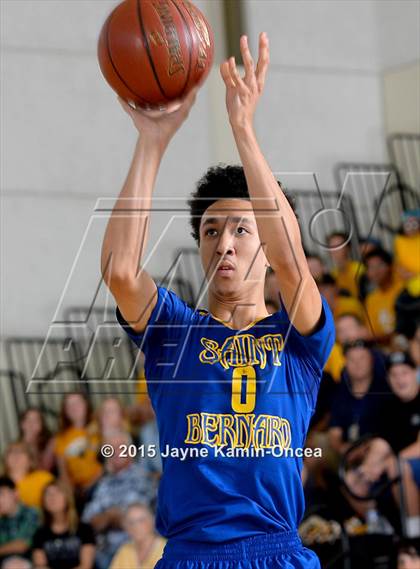 Thumbnail 1 in Rancho Christian vs. St. Bernard (CIF SS 5A Final) photogallery.