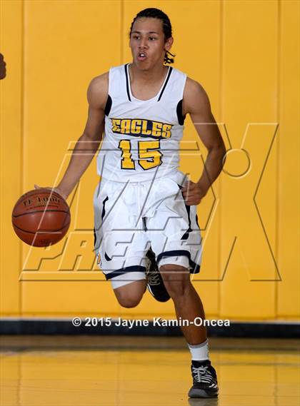 Thumbnail 2 in Rancho Christian vs. St. Bernard (CIF SS 5A Final) photogallery.