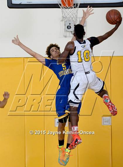 Thumbnail 2 in Rancho Christian vs. St. Bernard (CIF SS 5A Final) photogallery.