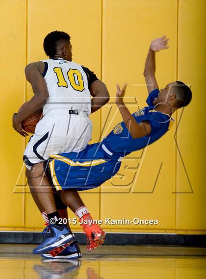 Thumbnail 1 in Rancho Christian vs. St. Bernard (CIF SS 5A Final) photogallery.
