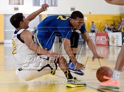 Thumbnail 1 in Rancho Christian vs. St. Bernard (CIF SS 5A Final) photogallery.