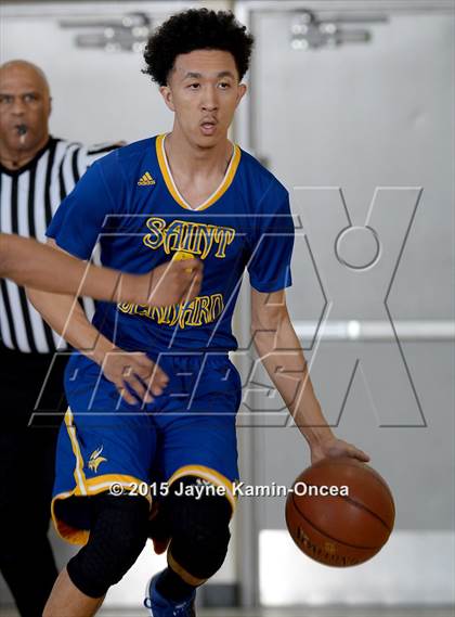 Thumbnail 2 in Rancho Christian vs. St. Bernard (CIF SS 5A Final) photogallery.