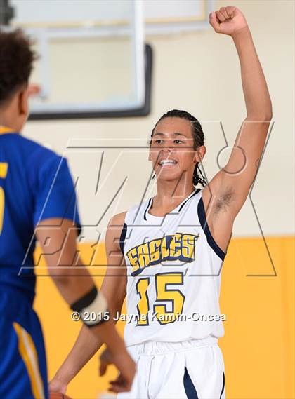 Thumbnail 2 in Rancho Christian vs. St. Bernard (CIF SS 5A Final) photogallery.