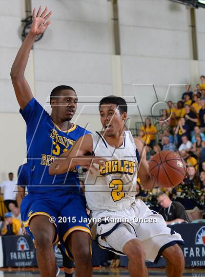 Thumbnail 1 in Rancho Christian vs. St. Bernard (CIF SS 5A Final) photogallery.