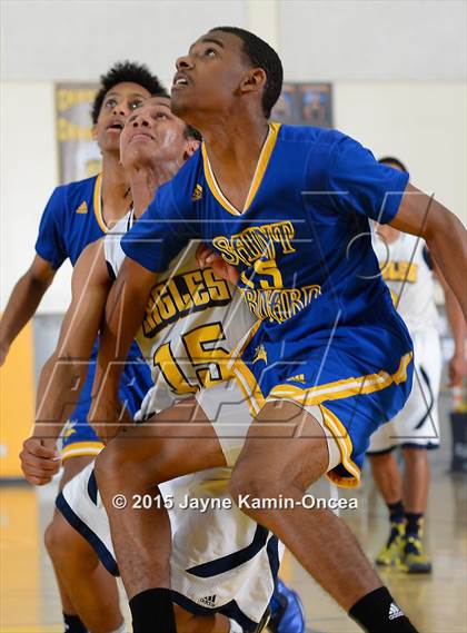 Thumbnail 3 in Rancho Christian vs. St. Bernard (CIF SS 5A Final) photogallery.