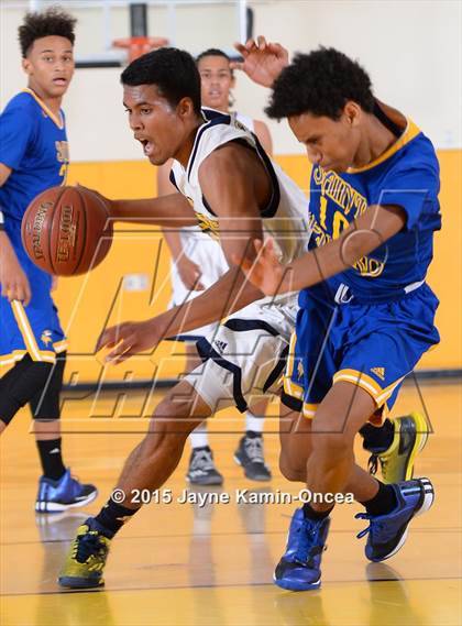 Thumbnail 3 in Rancho Christian vs. St. Bernard (CIF SS 5A Final) photogallery.