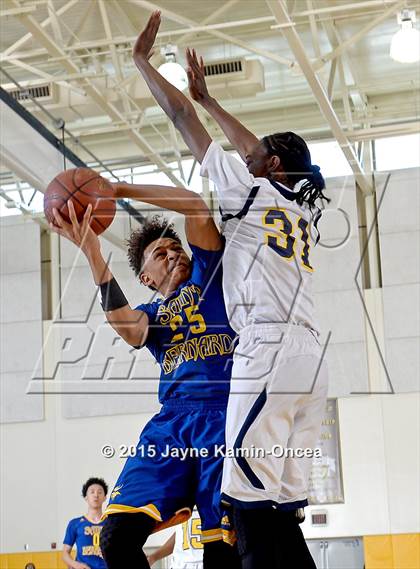 Thumbnail 2 in Rancho Christian vs. St. Bernard (CIF SS 5A Final) photogallery.