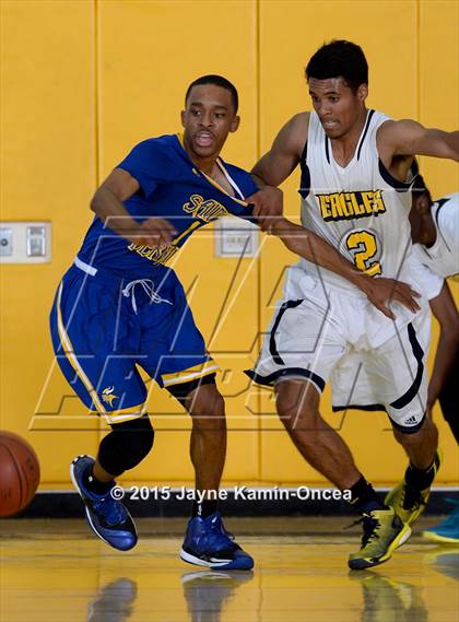 Thumbnail 2 in Rancho Christian vs. St. Bernard (CIF SS 5A Final) photogallery.