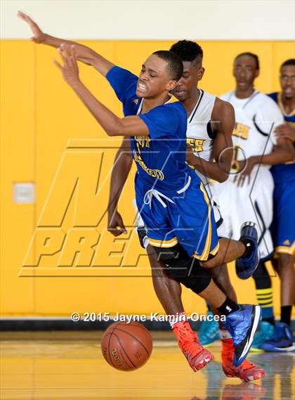 Thumbnail 1 in Rancho Christian vs. St. Bernard (CIF SS 5A Final) photogallery.