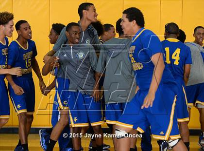 Thumbnail 2 in Rancho Christian vs. St. Bernard (CIF SS 5A Final) photogallery.