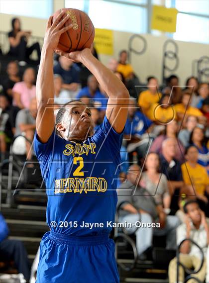 Thumbnail 1 in Rancho Christian vs. St. Bernard (CIF SS 5A Final) photogallery.