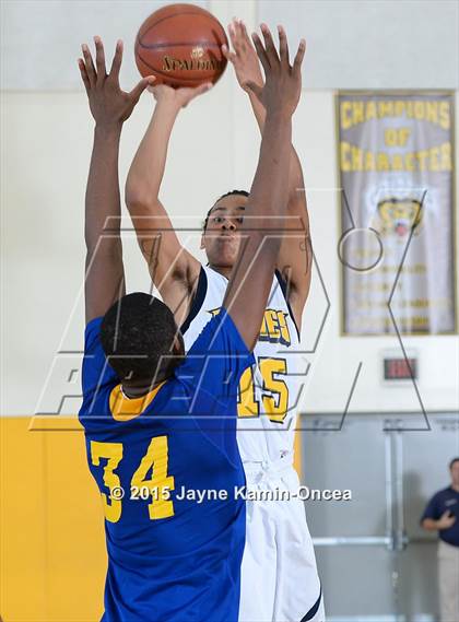 Thumbnail 3 in Rancho Christian vs. St. Bernard (CIF SS 5A Final) photogallery.