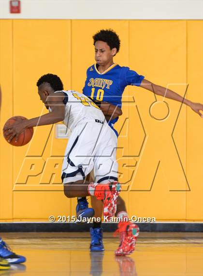 Thumbnail 1 in Rancho Christian vs. St. Bernard (CIF SS 5A Final) photogallery.