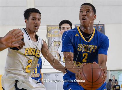 Thumbnail 3 in Rancho Christian vs. St. Bernard (CIF SS 5A Final) photogallery.
