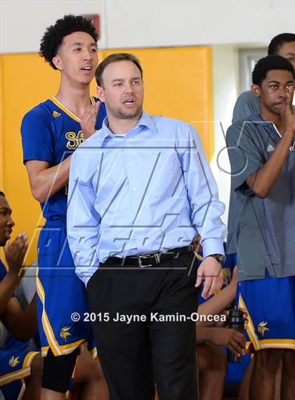 Thumbnail 3 in Rancho Christian vs. St. Bernard (CIF SS 5A Final) photogallery.