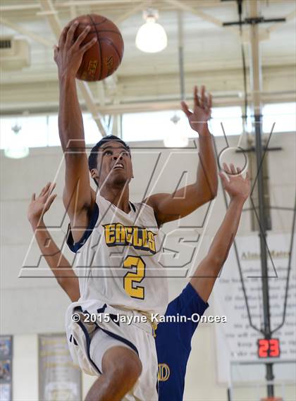 Thumbnail 2 in Rancho Christian vs. St. Bernard (CIF SS 5A Final) photogallery.