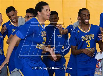 Thumbnail 3 in Rancho Christian vs. St. Bernard (CIF SS 5A Final) photogallery.