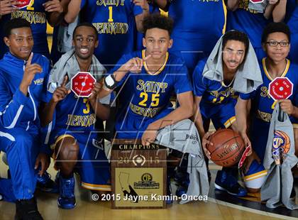 Thumbnail 3 in Rancho Christian vs. St. Bernard (CIF SS 5A Final) photogallery.