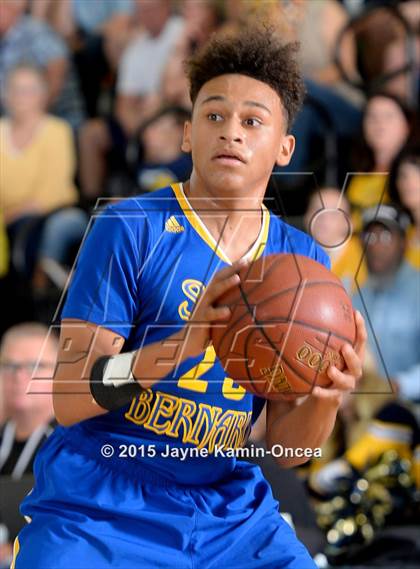 Thumbnail 2 in Rancho Christian vs. St. Bernard (CIF SS 5A Final) photogallery.