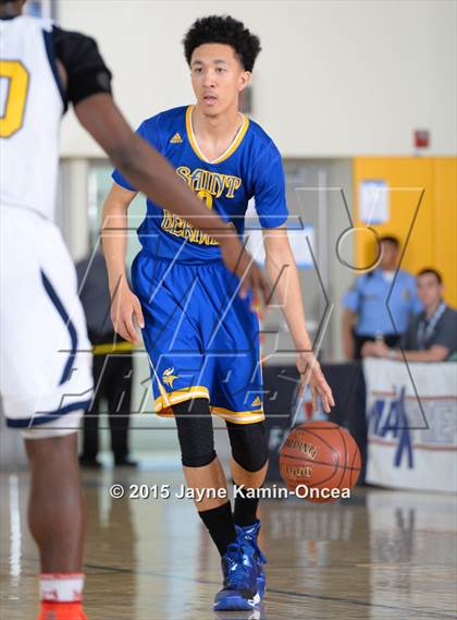 Thumbnail 1 in Rancho Christian vs. St. Bernard (CIF SS 5A Final) photogallery.