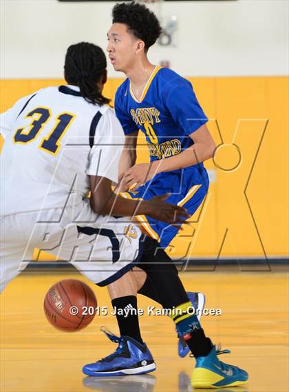 Thumbnail 2 in Rancho Christian vs. St. Bernard (CIF SS 5A Final) photogallery.