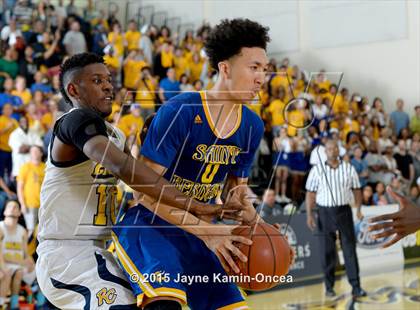 Thumbnail 1 in Rancho Christian vs. St. Bernard (CIF SS 5A Final) photogallery.