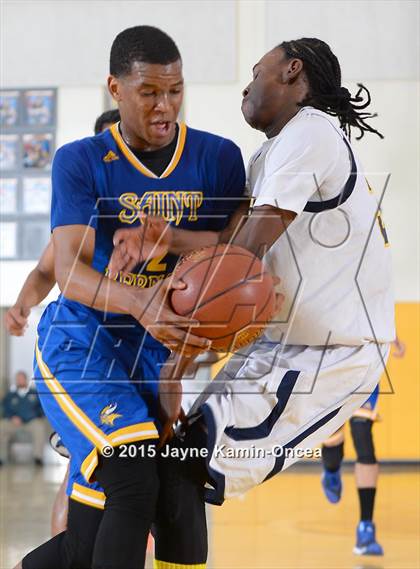 Thumbnail 1 in Rancho Christian vs. St. Bernard (CIF SS 5A Final) photogallery.