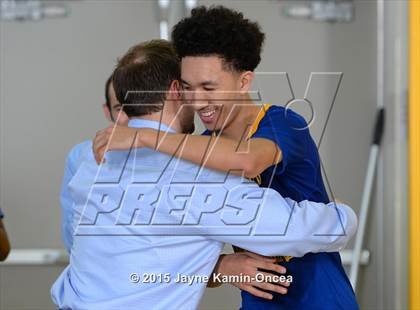 Thumbnail 3 in Rancho Christian vs. St. Bernard (CIF SS 5A Final) photogallery.