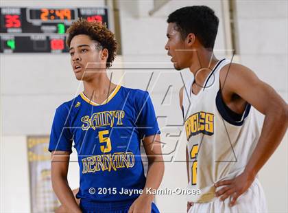 Thumbnail 1 in Rancho Christian vs. St. Bernard (CIF SS 5A Final) photogallery.