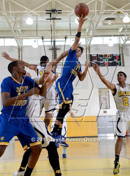 Thumbnail 3 in Rancho Christian vs. St. Bernard (CIF SS 5A Final) photogallery.