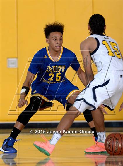 Thumbnail 1 in Rancho Christian vs. St. Bernard (CIF SS 5A Final) photogallery.