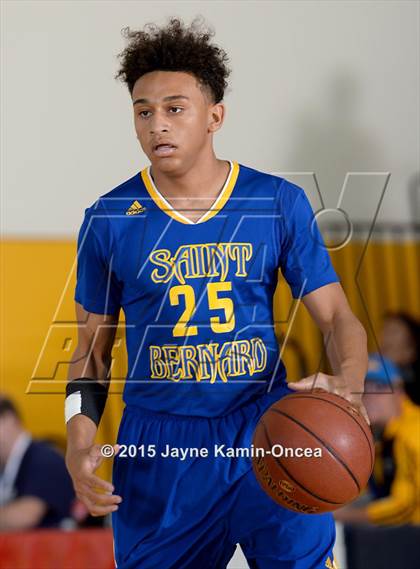 Thumbnail 1 in Rancho Christian vs. St. Bernard (CIF SS 5A Final) photogallery.