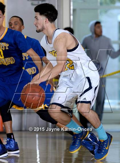 Thumbnail 1 in Rancho Christian vs. St. Bernard (CIF SS 5A Final) photogallery.