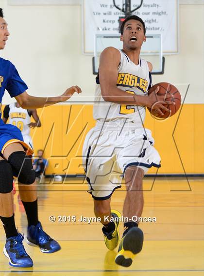 Thumbnail 3 in Rancho Christian vs. St. Bernard (CIF SS 5A Final) photogallery.
