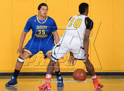 Thumbnail 1 in Rancho Christian vs. St. Bernard (CIF SS 5A Final) photogallery.