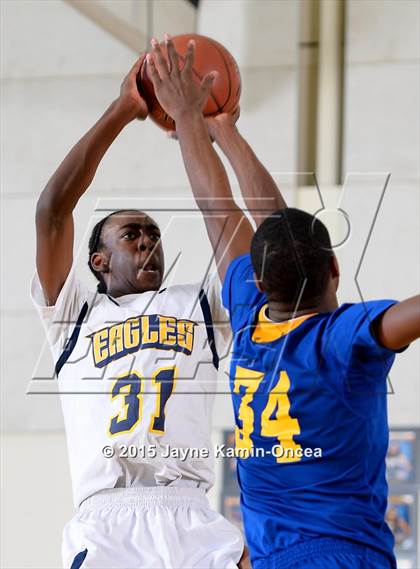 Thumbnail 3 in Rancho Christian vs. St. Bernard (CIF SS 5A Final) photogallery.