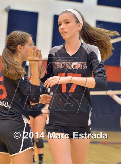 Thumbnail 2 in Calvary Christian vs. Carrollwood Day (Indian Rocks Pre-Season Varsity Tournament) photogallery.