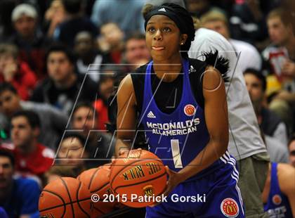 Thumbnail 1 in 2015 McDonald's All American Games Jam Fest (Girls) photogallery.