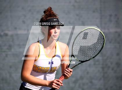 Thumbnail 1 in Amador Valley vs. St. Francis (CIF NorCal Regional Team Tennis Championships) photogallery.