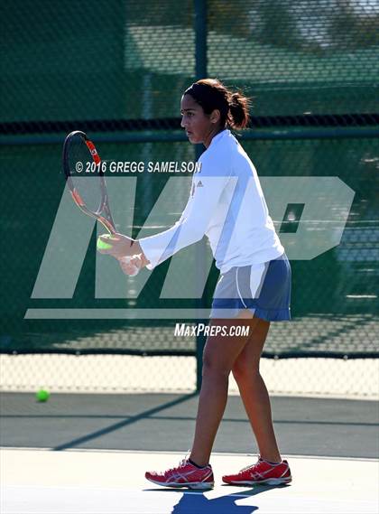 Thumbnail 2 in Amador Valley vs. St. Francis (CIF NorCal Regional Team Tennis Championships) photogallery.