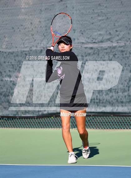 Thumbnail 1 in Amador Valley vs. St. Francis (CIF NorCal Regional Team Tennis Championships) photogallery.