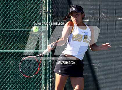 Thumbnail 1 in Amador Valley vs. St. Francis (CIF NorCal Regional Team Tennis Championships) photogallery.