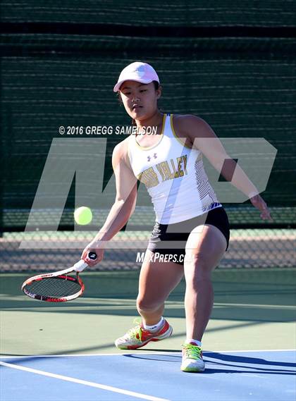 Thumbnail 1 in Amador Valley vs. St. Francis (CIF NorCal Regional Team Tennis Championships) photogallery.